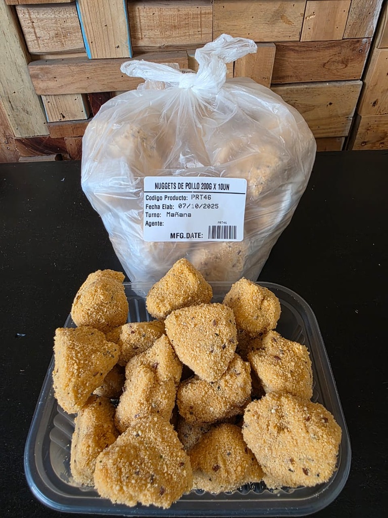 NUGGETS DE POLLO 200G X 20UN 