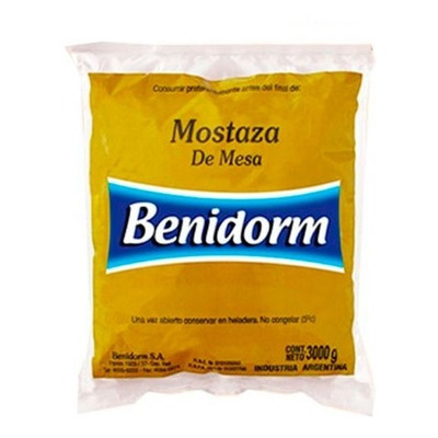 MOSTAZA 2,9KG X UN 