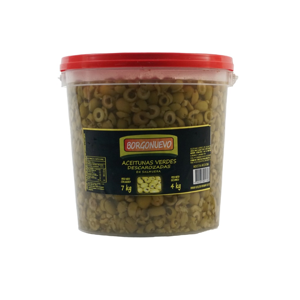 ACEITUNAS VERDES RODAJAS 4,5KG X UN 